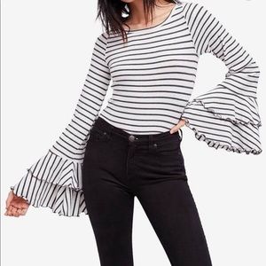 Free people bell sleeve top